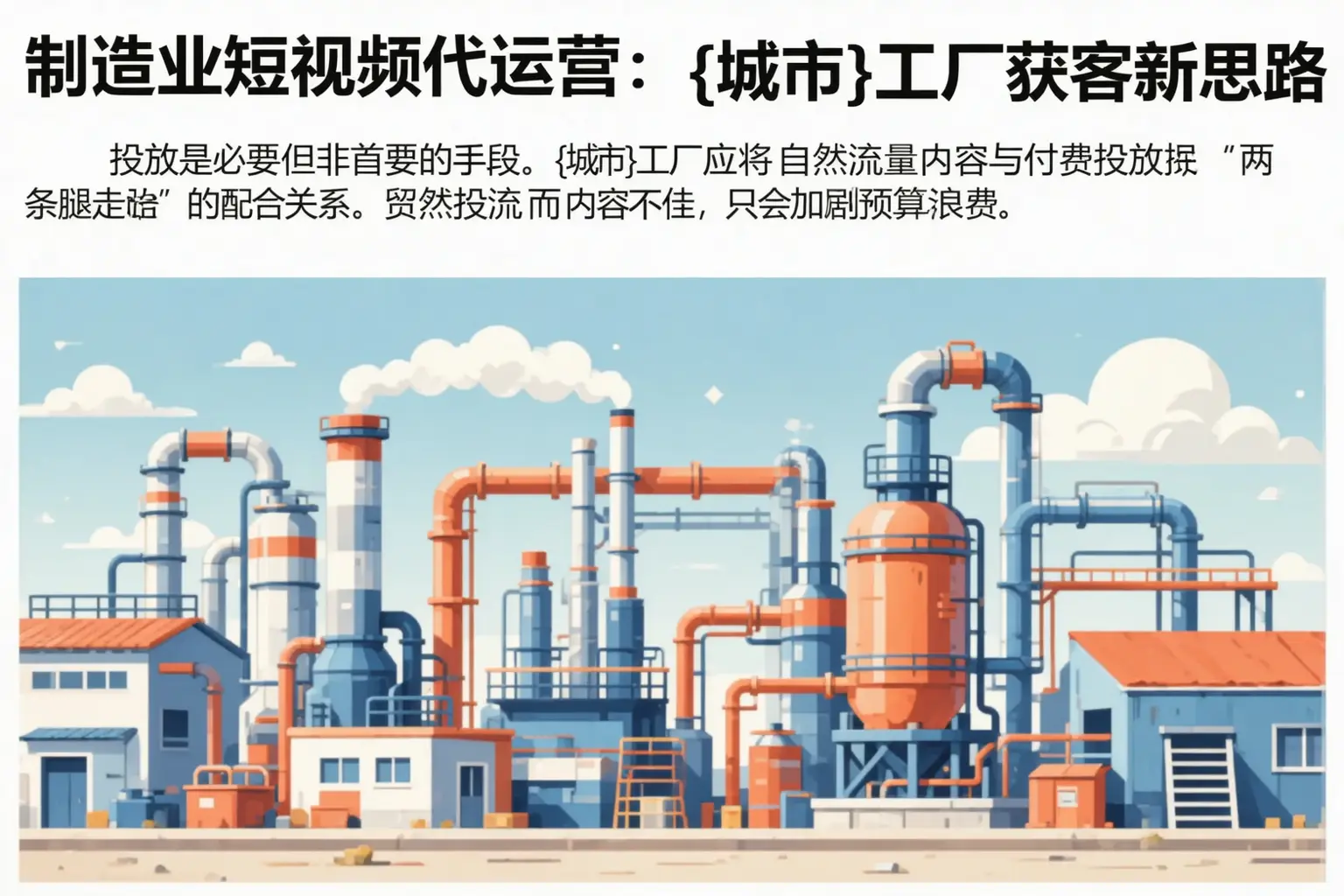 制造业短视频代运营:淮安工厂获客新思路