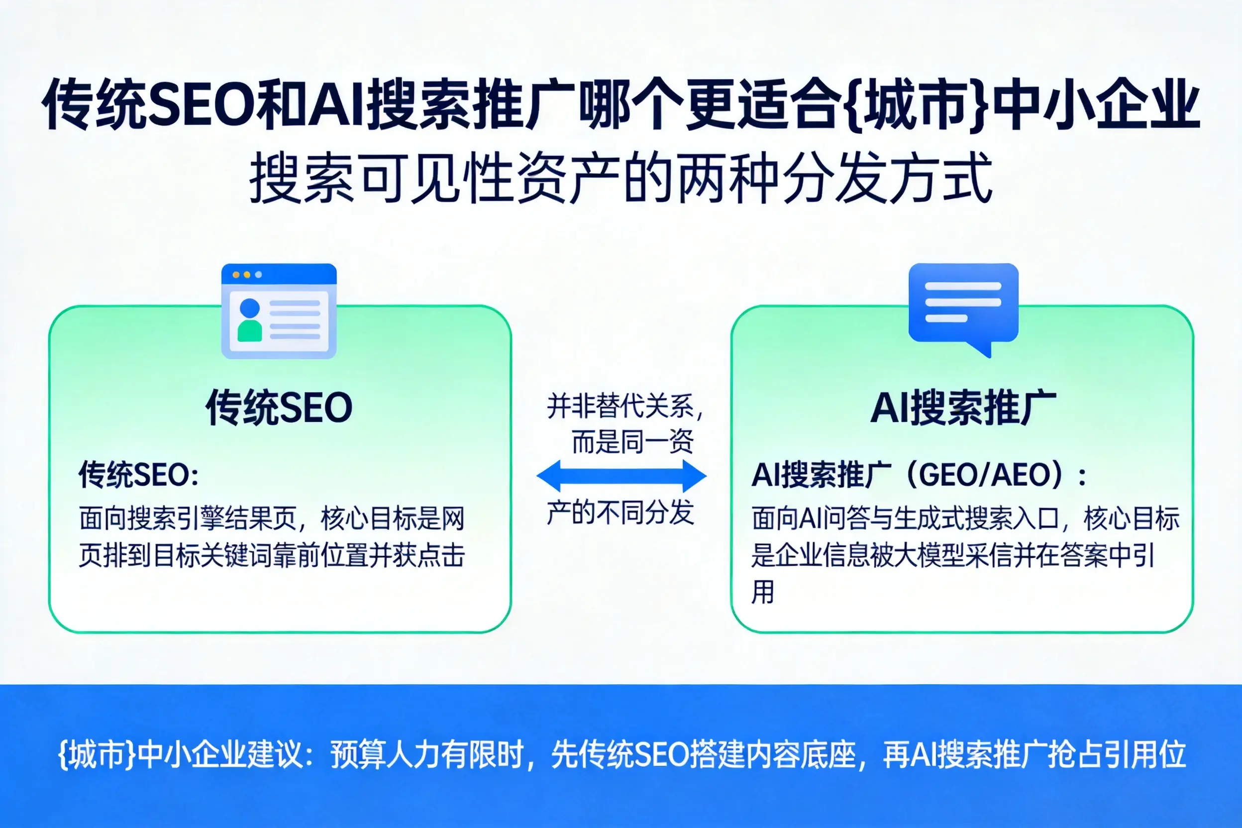 传统SEO和AI搜索推广哪个更适合淮安中小企业