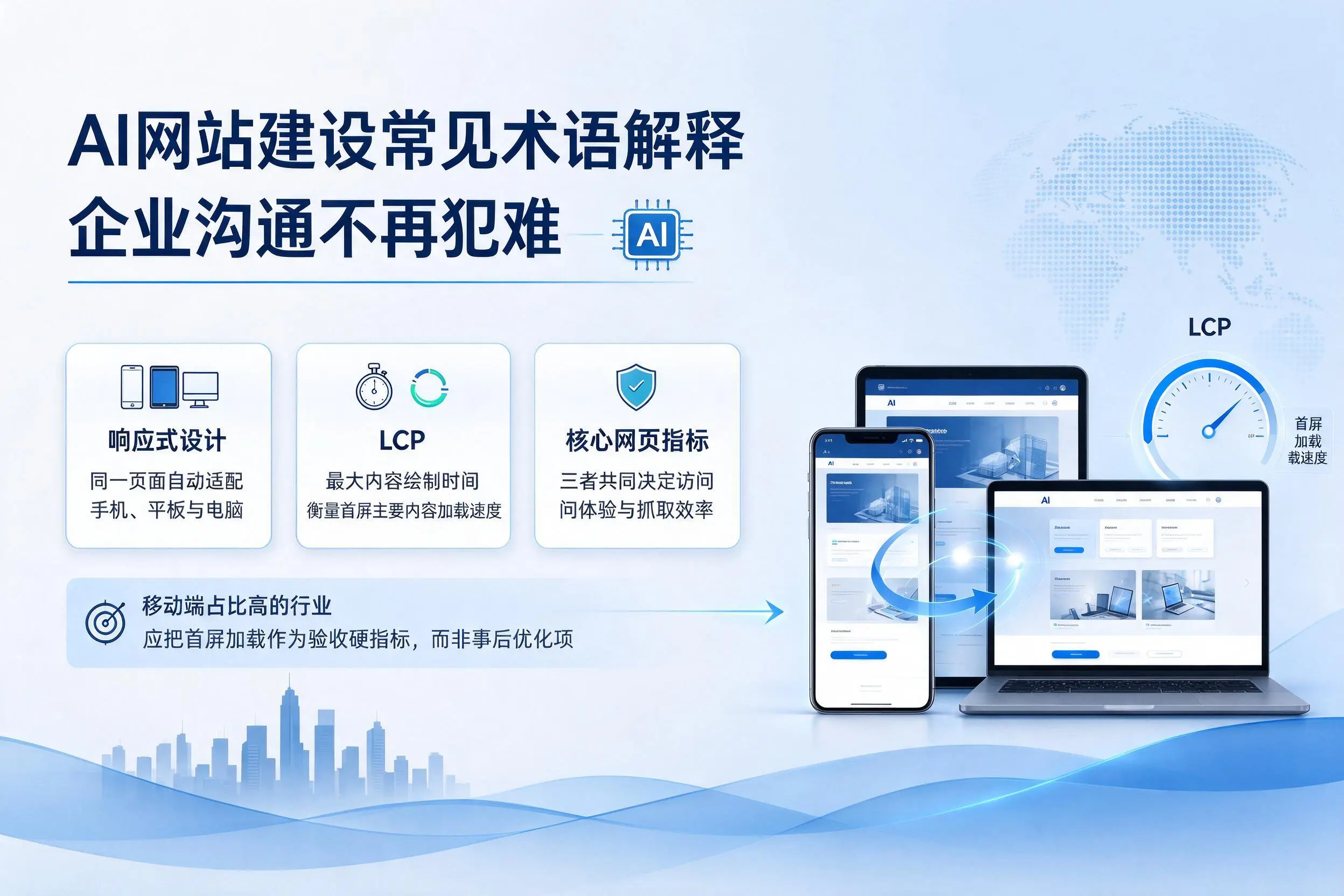 AI网站建设常见术语解释,淮安企业沟通不再犯难