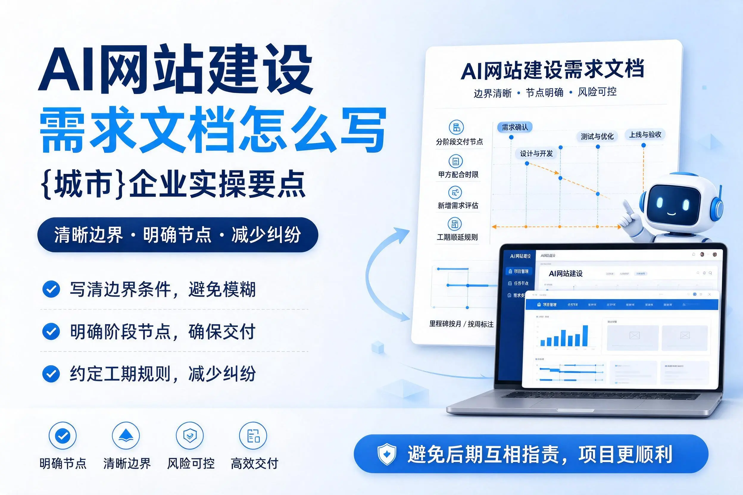 AI网站建设需求文档怎么写，淮安企业实操要点
